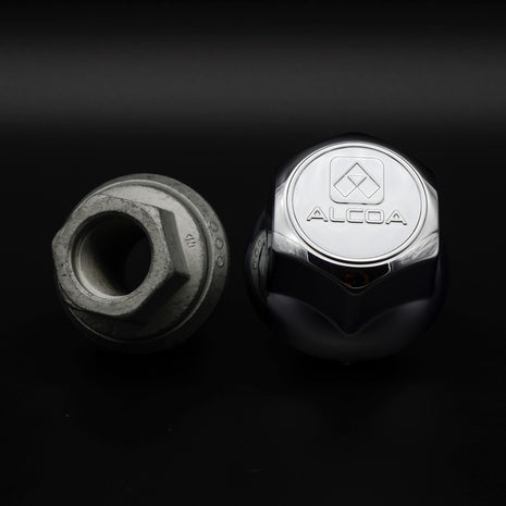 ALCOA® Alcover+ Wheels Radmutterkappen-Set Chrom-Kunststoff  Universal SW 32/33 mm (20 Stk. + Werkzeug)