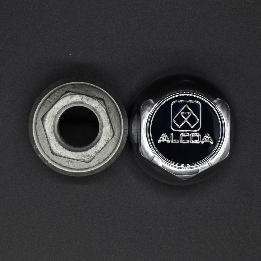 ALCOA® Alcover+ Wheels Radmutterkappen-Set Chrom-Kunststoff  Universal SW 32/33 mm (20 Stk. + Werkzeug)