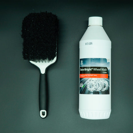 ALCOA Dura Bright Wheel Wash Starter Kit - 1L Dura Bright Wheel Wash - Al Brush