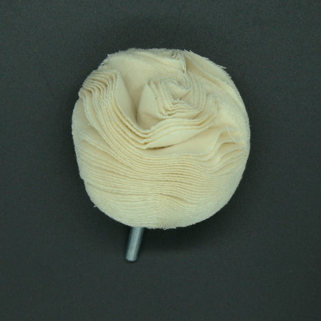 Flanell Polierball 75mm – Weicher Polierkonus mit 6mm Schaft für Akkuschrauber - Great Lion