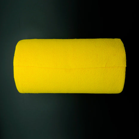 Mikrofaser-Rolle Gelb -  30x30 cm - 75 Stück - zum Reinigen und Polieren - 200GSM