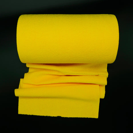 Mikrofaser-Rolle Gelb -  30x30 cm - 75 Stück - zum Reinigen und Polieren - 200GSM