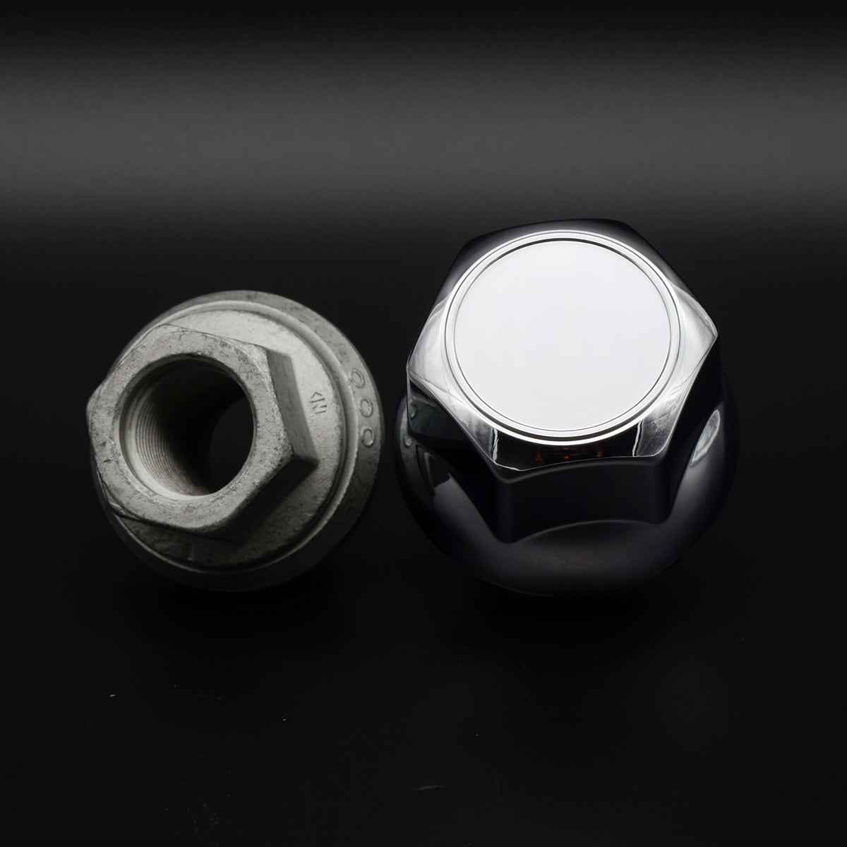 Premium Radmutterkappen-Set verchromt - Universal -  SW 32/33 mm (20 Stück)