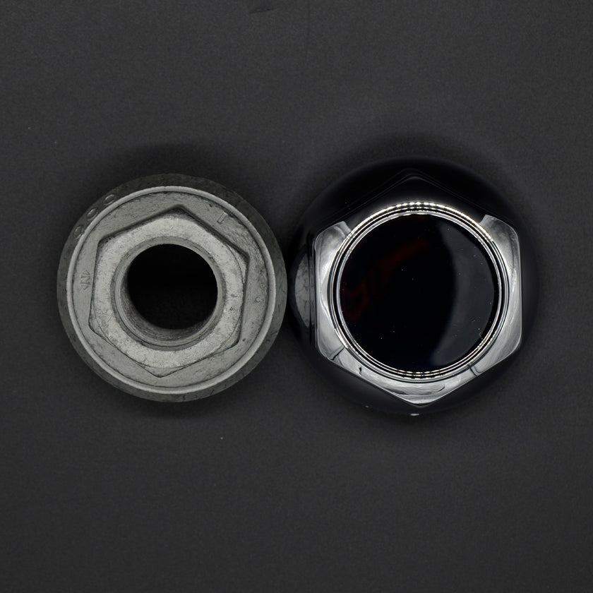 Premium Radmutterkappen-Set verchromt - Universal -  SW 32/33 mm (20 Stück)