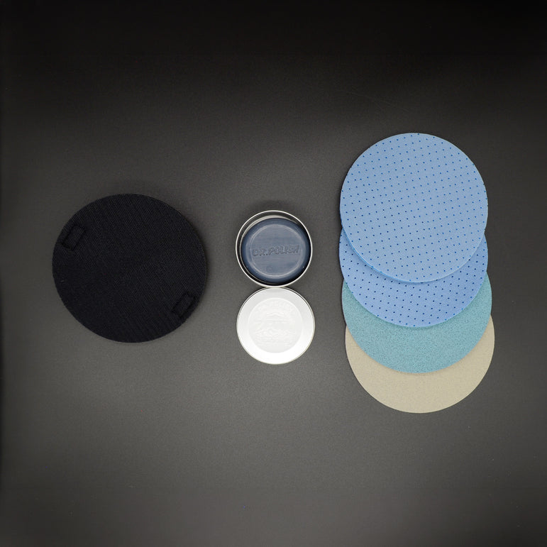 ZATO PUCK - Polierset - Handhaftpad - P1000, P2000, P5000, P8000