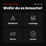 Scotch-Brite™ Bristle Disc K400 (Blau) – Einsatzbereiche: Wofür du es brauchst