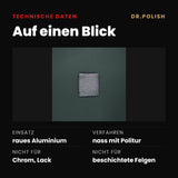Premium Metall-Vorreinigungspad – Technische Daten: Auf einen Blick