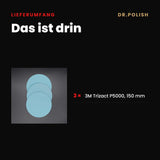 Schleif- und Polierscheiben 3er Set P5000 – Lieferumfang: Das ist drin