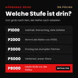 Schleif- und Polierscheiben 3er Set P8000 – Körnungs-Reihe: Welche Stufe ist drin?