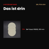 Schleif- und Polierscheiben 3er Set P8000 – Lieferumfang: Das ist drin