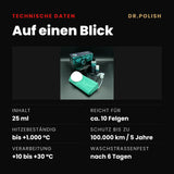 DR.POLISH x C²Coating Truck Wheel Ceramic High-Tech Felgenversiegelung (25ml) – Technische Daten: Auf einen Blick