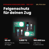DR.POLISH x C²Coating Truck Wheel Ceramic – Hauptbild Vorteile: Felgenschutz für deinen Zug