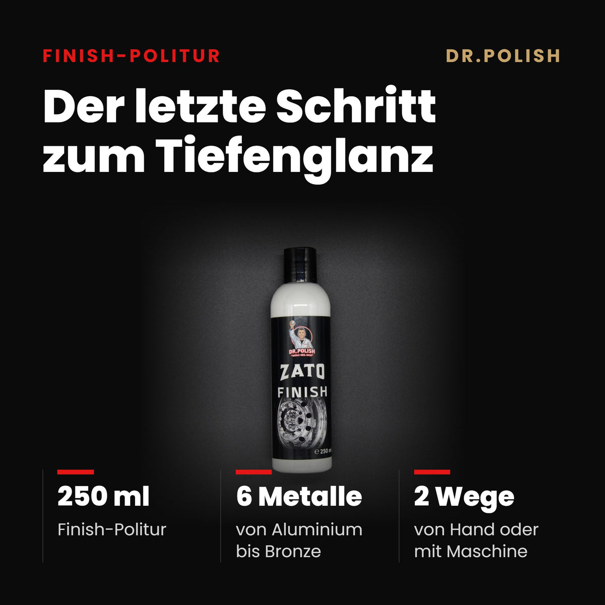 ZATO FINISH – Hauptbild Vorteile: Der letzte Schritt zum Tiefenglanz