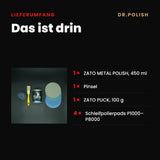 ZATO METAL POLISH Set – Lieferumfang: Das ist drin