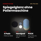 ZATO PUCK – Hauptbild Vorteile: Spiegelglanz ohne Poliermaschine